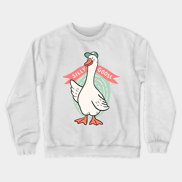 Silly Goose Crewneck Sweatshirt by krimons